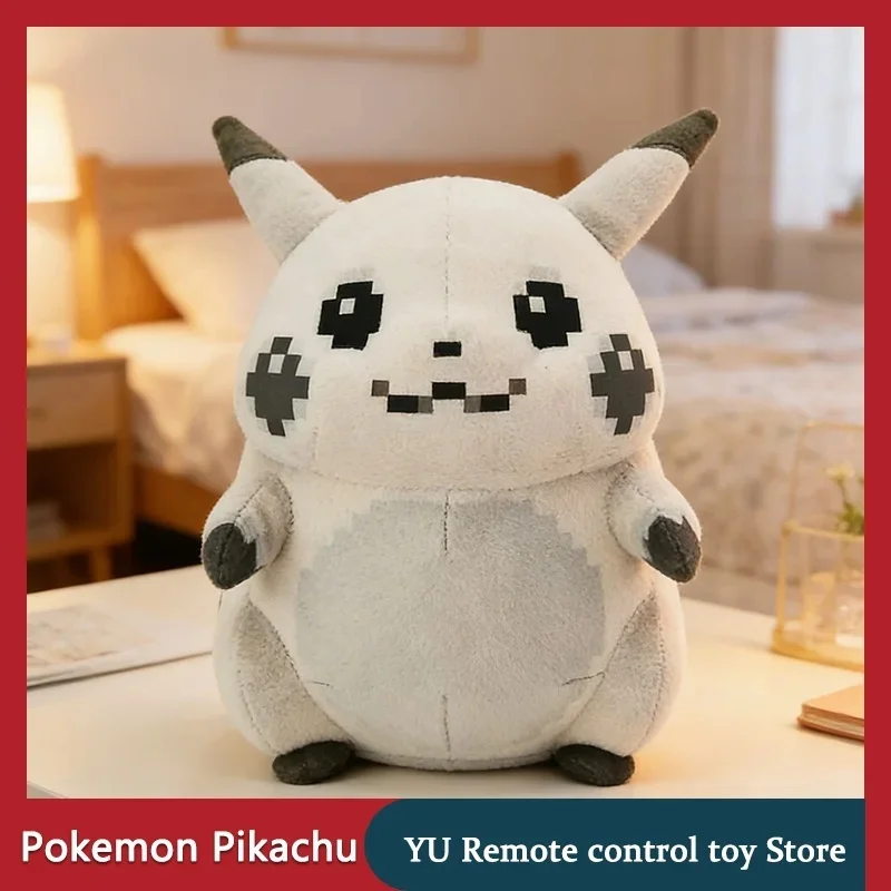 

Pokemon Pikachu Plush Doll 30th Anniversary Pixel Skin Plush Toy Kawaii Cushion Ornament Christmas Birthday Children'S Toy Gift