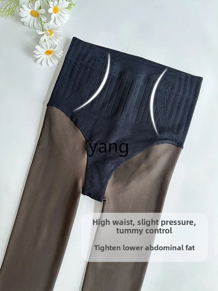 CX large size bare leg artifact female autumn and winter velvet supernatural integrated stockings