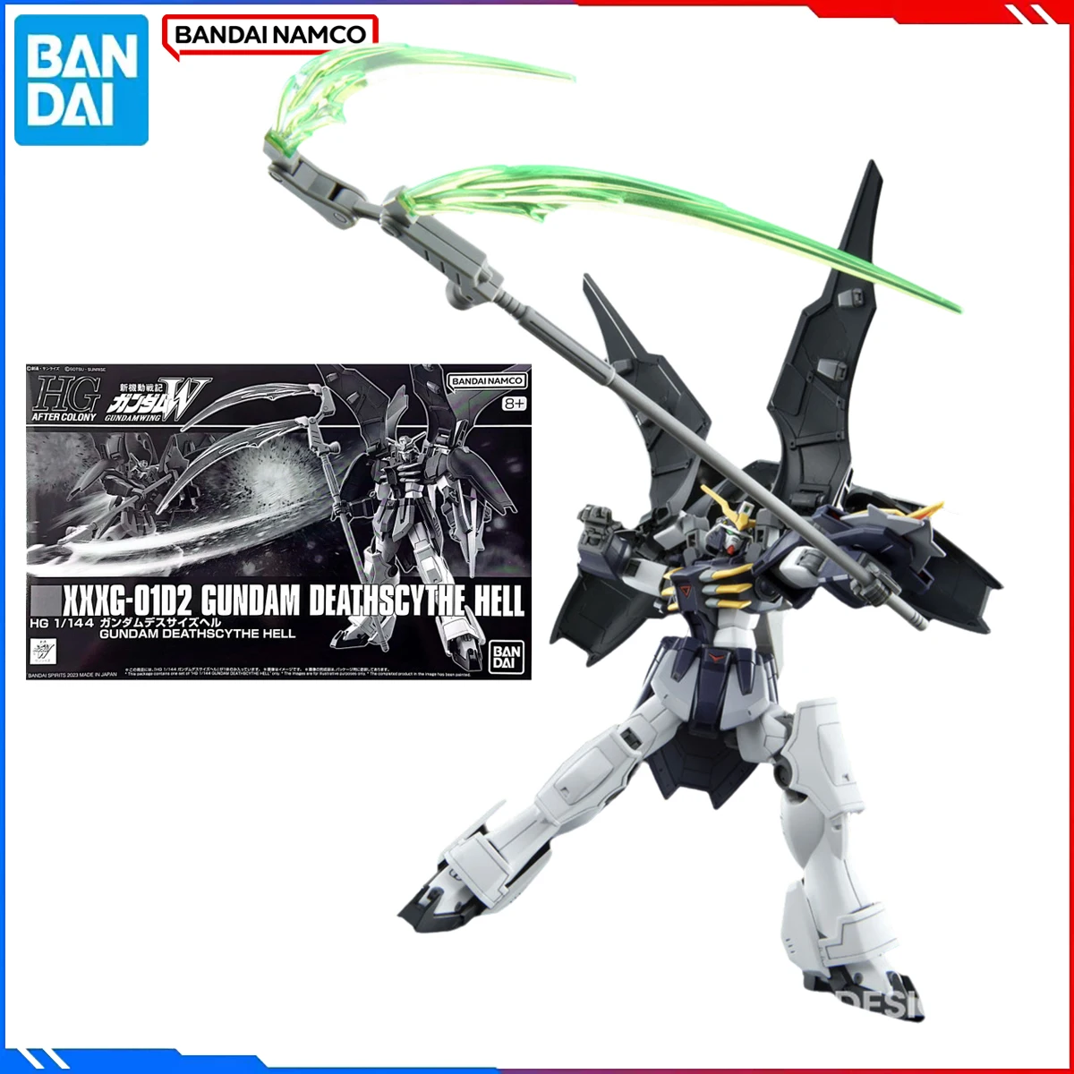 

Оригинальные комплекты моделей Bandai Gundam HGUC 1/144, аниме-фигурки XXXG-01D2 Gundam Deathscythe Hell, экшн-модель, игрушки в подарок