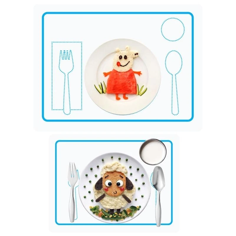 Tavolo da tavolo in silicone Q0KB per forma del bambino abbinata giocattolo per bambini e regalo sensoriale