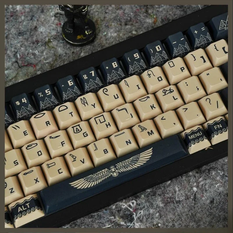 Ägypten Dharma-Raja Thema Keycap Set Original Fabrik höhe Big Set Thermo Sublimation prozess Pbt Material Keycap Zubehör