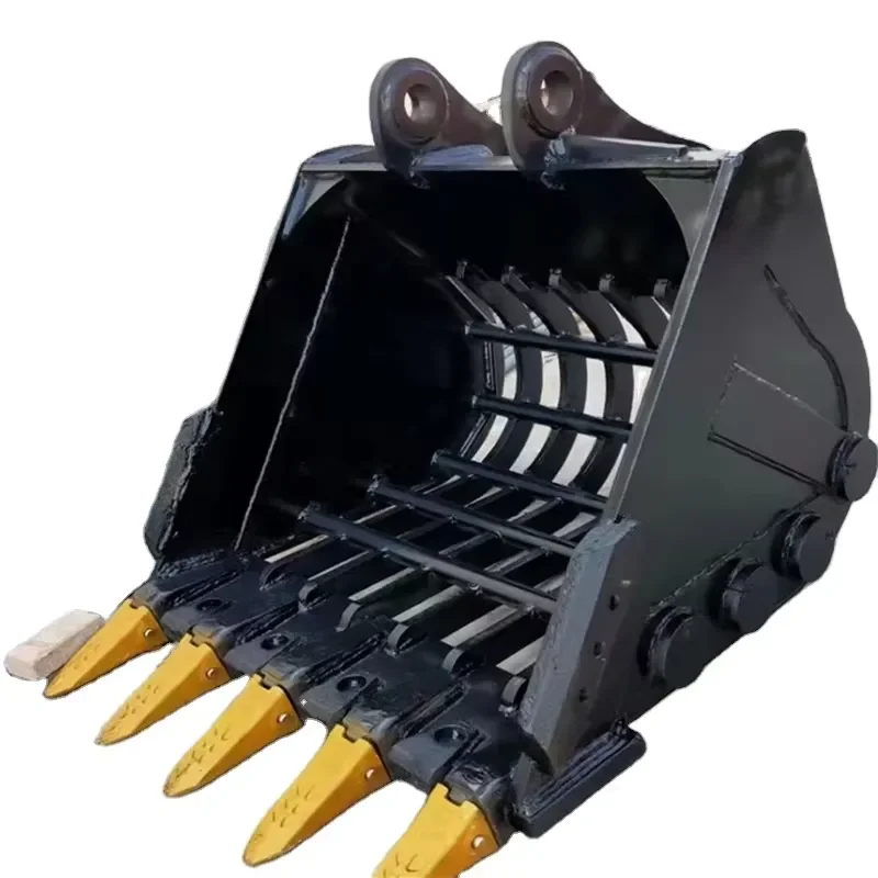Professional Durable Excavator Bucket Heavy Equipment Spare Parts Bucket for Building and Digging