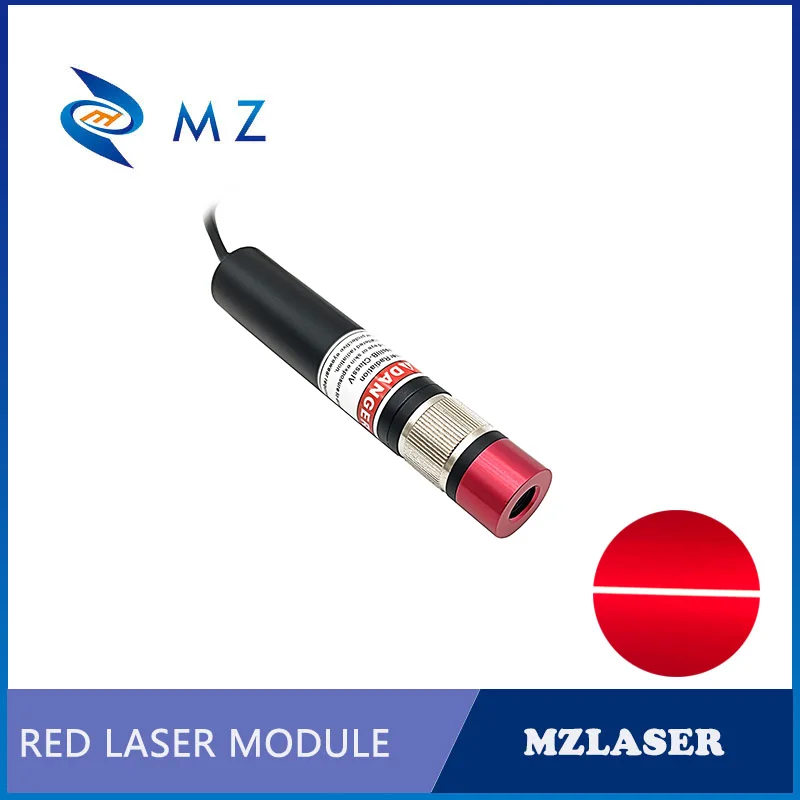 Imagem -03 - Lente Powell Linha Vermelha Módulo Laser Ajustável Focando D18 mm 650nm 24v 50 100 150 200mw Industrial com Suporte Mais Adaptador