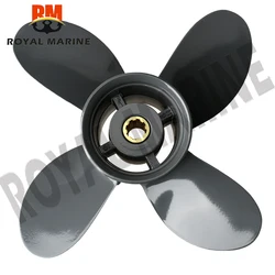 Propeller 9 1/4X10 For Honda and Yamaha Outboard BF8D BF9.9D BF9.9 BF15A BF15D BF20 8 Splines 58134-ZV4-010AH