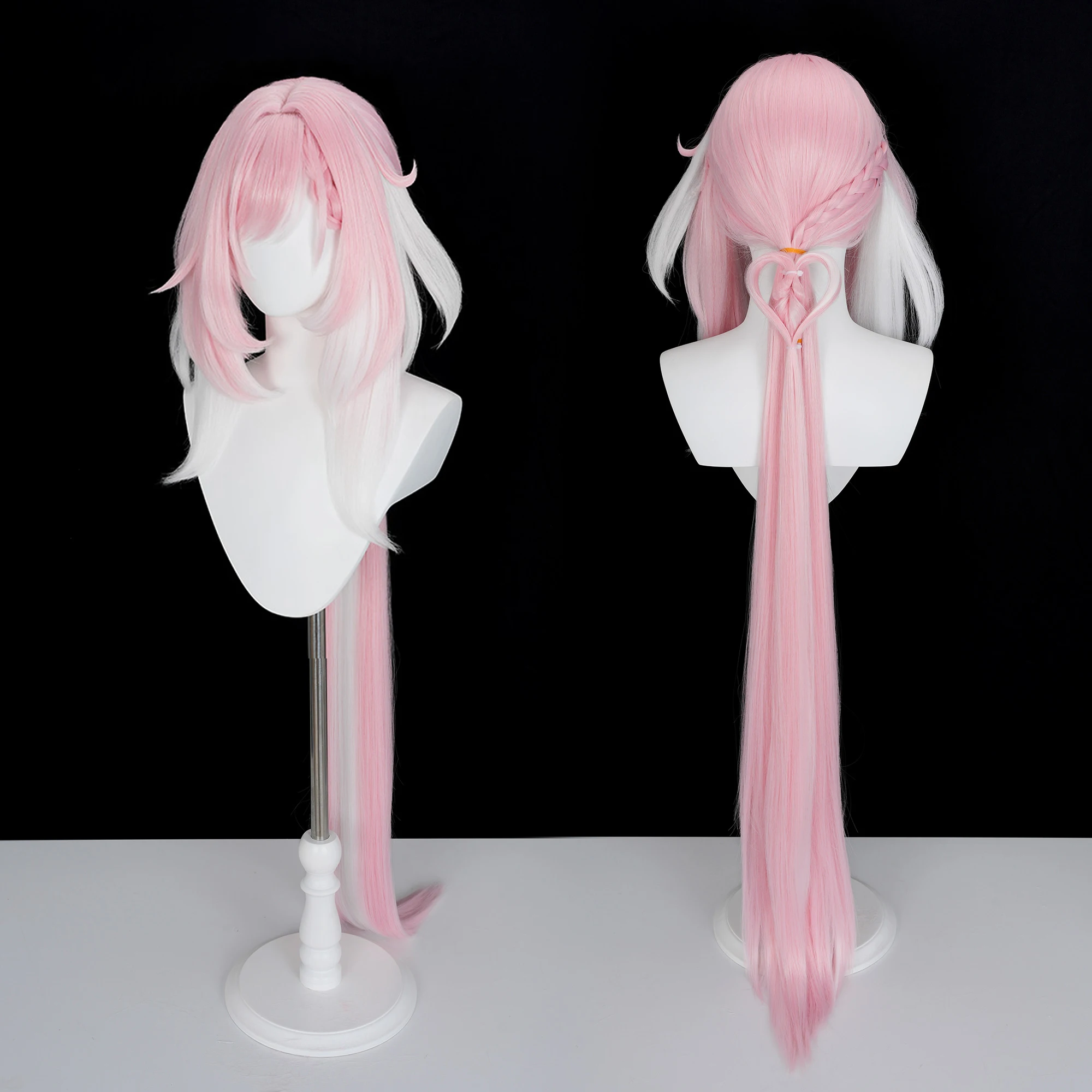 Game Honkai Impact 3 Elysia Cosplay Pruik Elysian Realm Ellie Miss Pink Elf Erishia Lang Haar Voor Hallowmas Party Volwassen Vrouwen