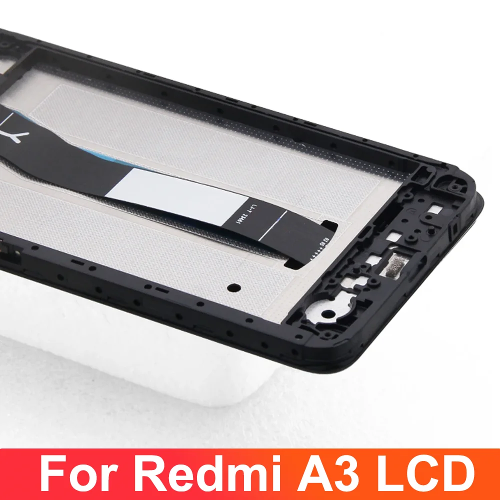 100% 테스트된 Redmi A3 디스플레이 화면, 샤오미 Redmi A3 23129RN51X LCD 디스플레이 터치 스크린 교체 디지타이저 어셈블리