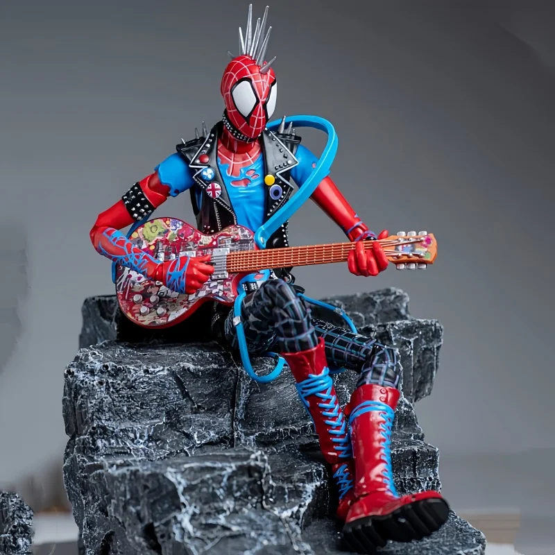 

Marvel Action Figure Punk Spiderman Hobart Brown Anime Across The Spider Collection Figures Christmas Toys Gifts