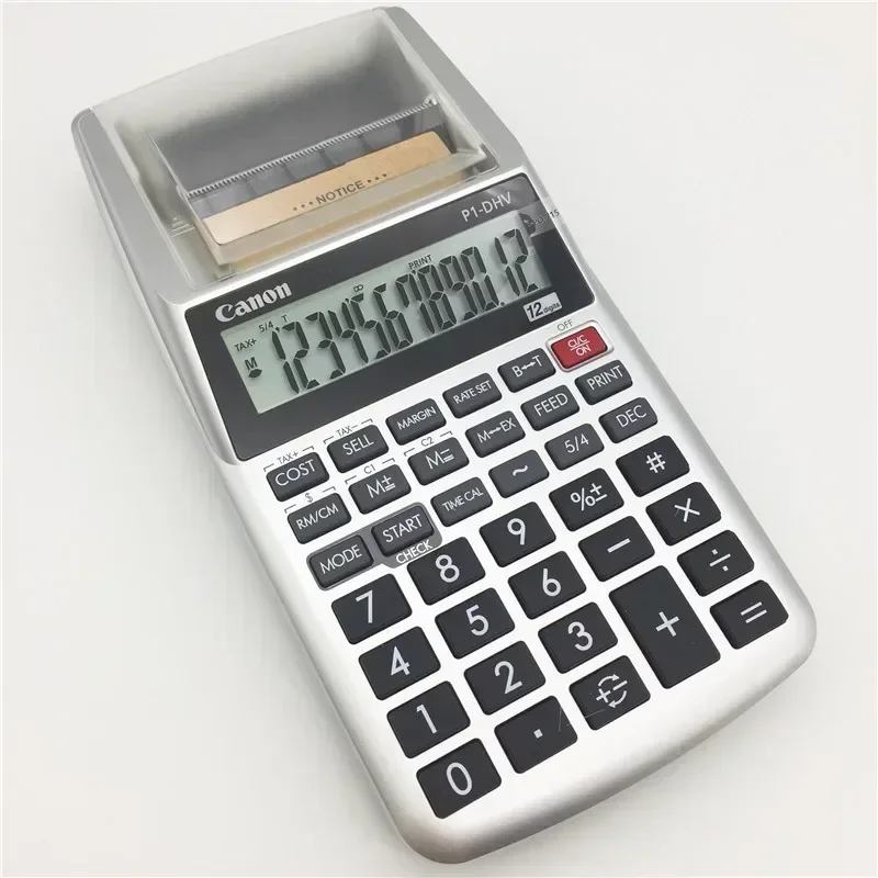 Small Desktop Printing Calculator Monochrome Printing Calculator P1 Printing Calculator Battery Dc Dual Purpose Office Supplies