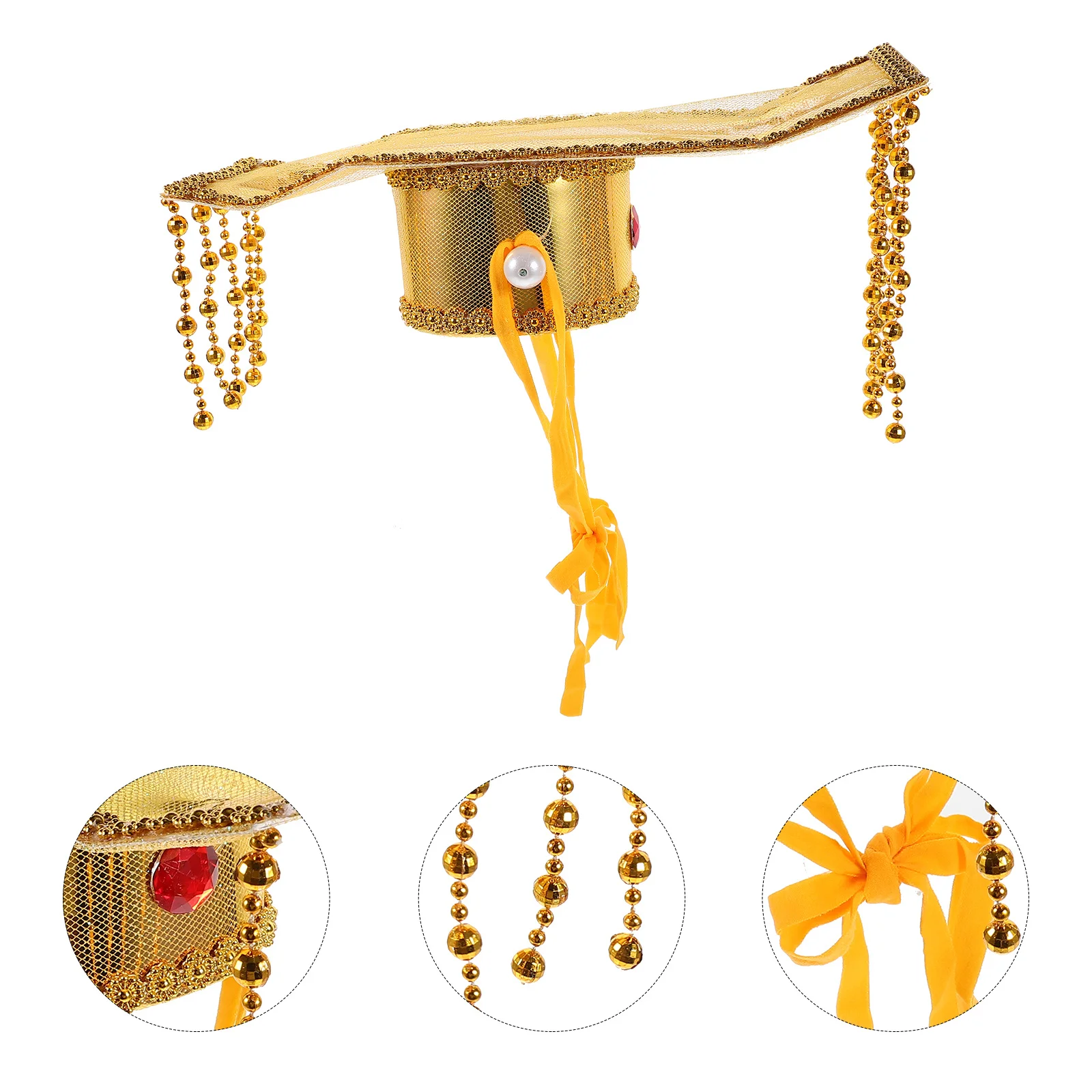 

Asian Ancient Hat Chinese Emperor Cosplay Oriental Headwear Costume Role-playing Hair Accessory Hats