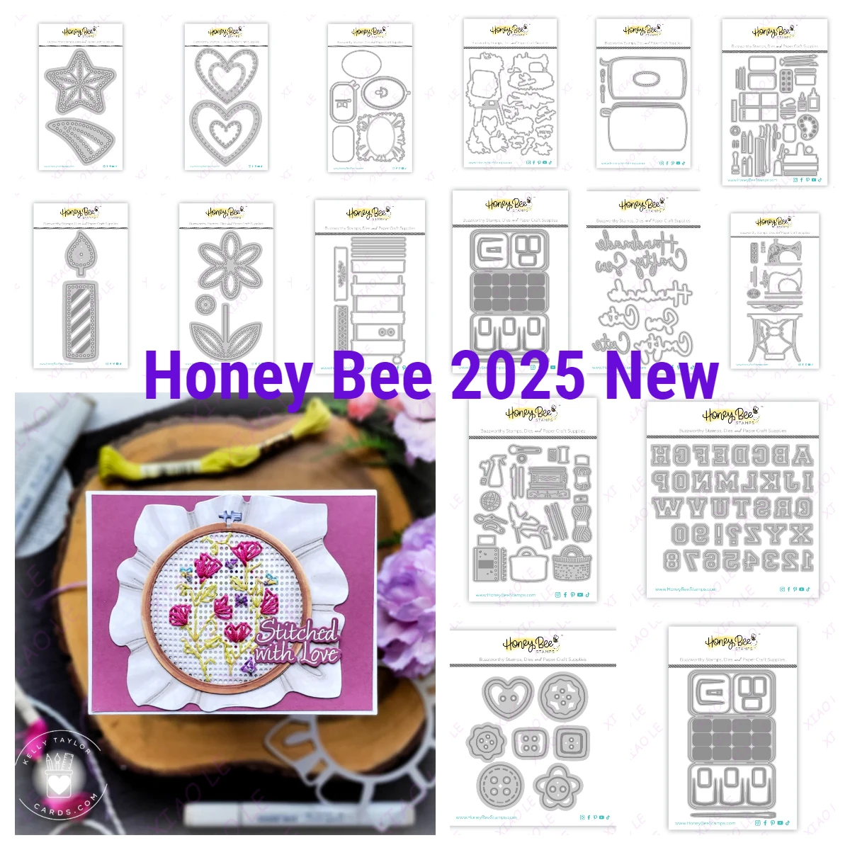 

Greetings Crafting Honey Bee New Metal Cutting Dies and Stamps DIY Scrapbooking Card Stencil Paper Cards Handmade Album Stamp