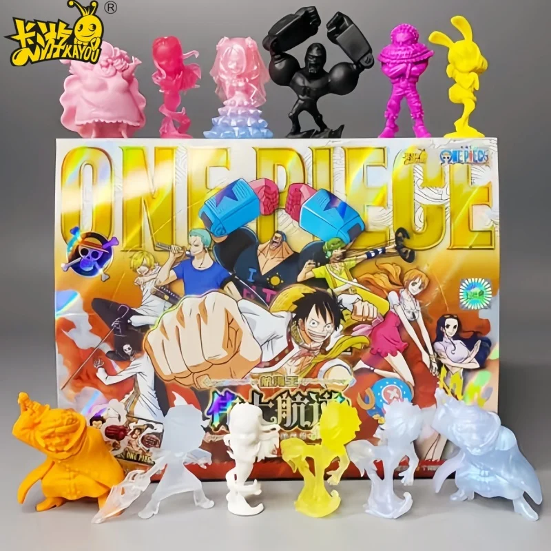 

Оригинальные цельные резиновые фигурки KAYOU, волна 1, Ultimate Secret, пиратский корабль, эластичная карта Луффи XP, Cabri, свадебное издание, аниме-коробка