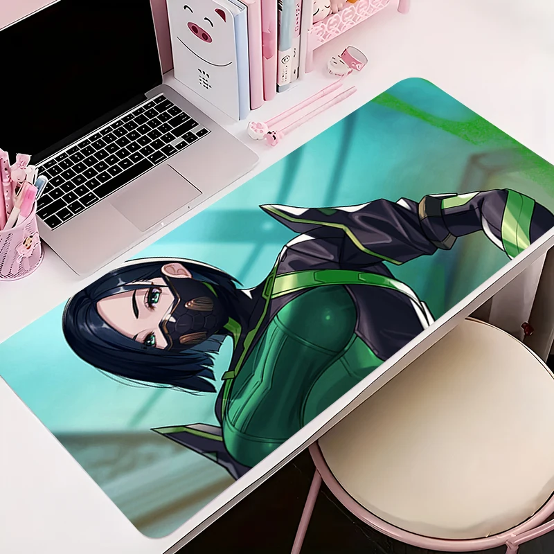 

Mousepad PC Gaming Accessories Computer Cabinet Extended Mat Non-Slip Mouse Pad HD V-valorant Viper Keyboard Pad Office Desk Mat