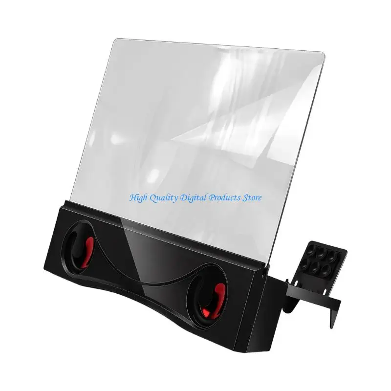 U2JE 12Inch Large Screen Phone Magnifier Amplifier With Wireless Speaker System For Enhances Visual