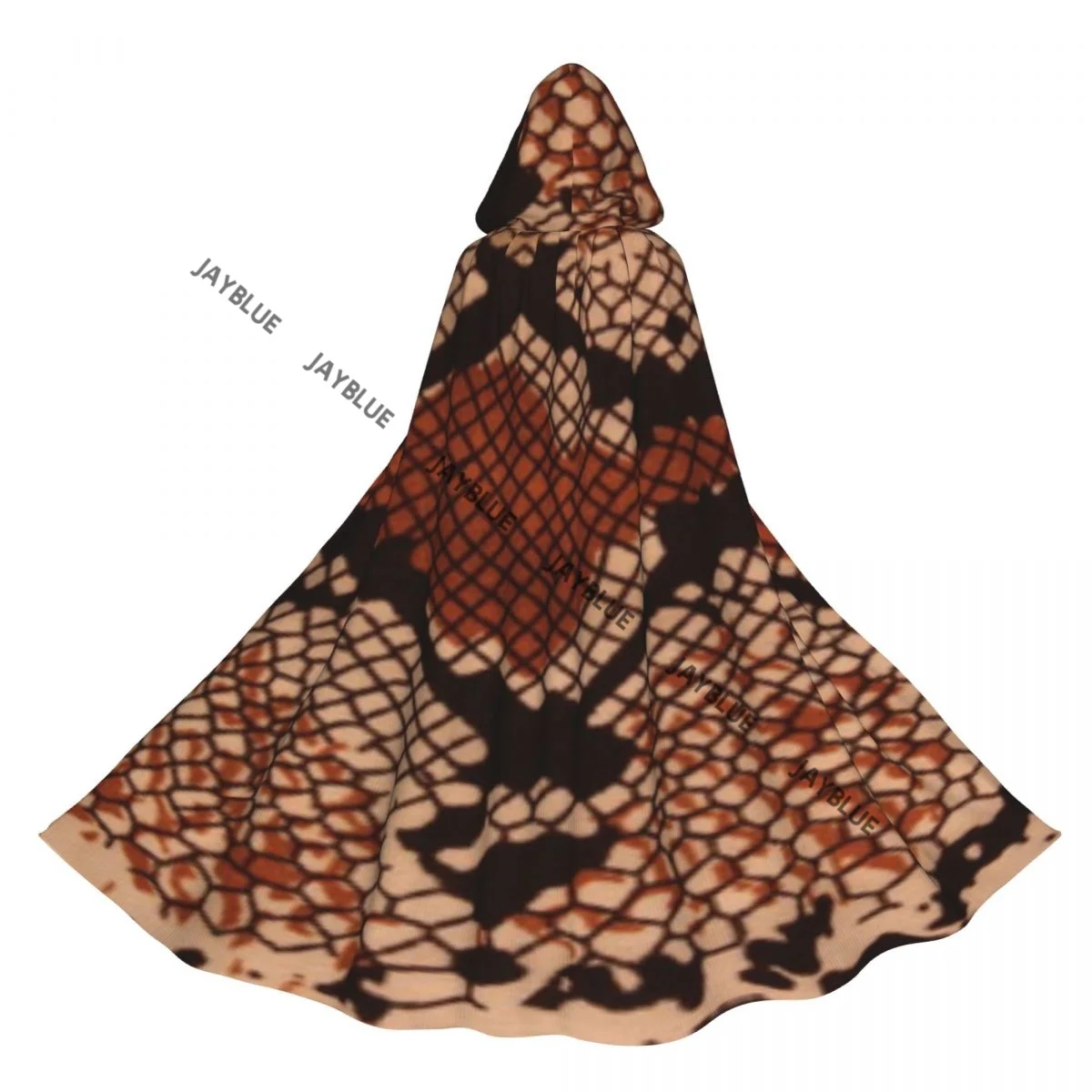 Long Cape Cloak Snake Skin Of Python Hooded Cloak Coat Autumn Hoodies