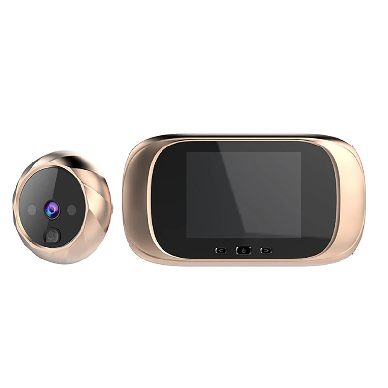 Inteligente sistema de vídeo campainha intercom com câmera desbloqueio falar vídeo digital peephole telefone da porta vídeo porteiro para casa