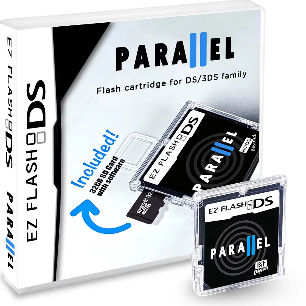 Чехол для параллельной флэш-памяти Woodbeyond EZ Flash для серии DS 3DS с руководством, совместимым с R4, в комплект входит сувенир R4
