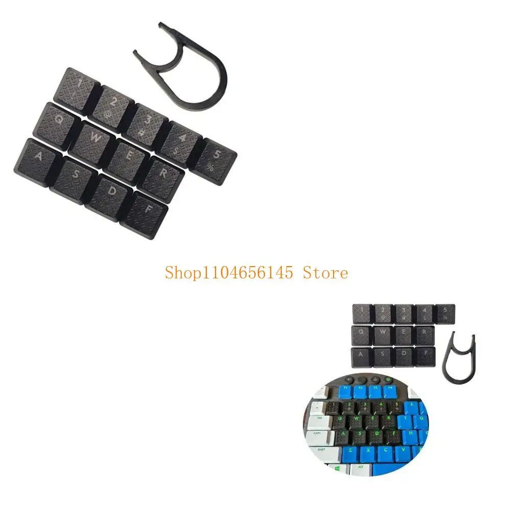 

5asd Stylish ABS Keycaps Textured Tactility Backit Keycap for G813/G815/G915/G913 TKL