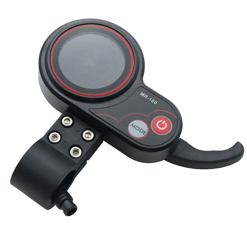 MR-100 LCD Display Dashboard Meter 6Pin+Switch Button For KUGOO Electric Scooter Parts - view 2