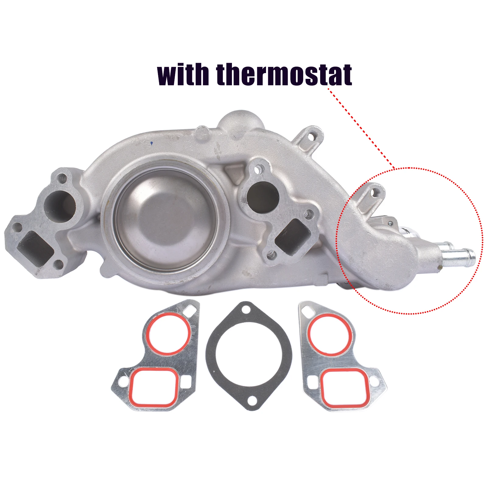 Bomba de água AP02 com junta para Chevy C6 Corvette Z06 6.0L/LS2 6.2L/LS3 7.0L/LS7 2005-2008 89018052 89017457