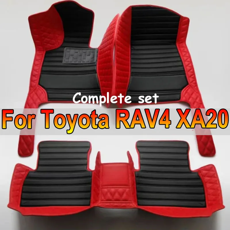 Car Floor Mats For Toyota RAV4 Ravufō XA20 2001 2002 2003 2004 2005 3door Anti-dirty Pads Car Carpets Floor Matt Car Accessories