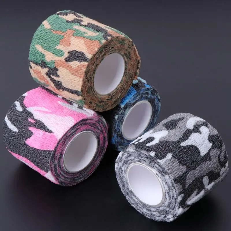 1PC Disposable Adhesive Machine Tape Wrap Self-Adhesive Bandage Rolls Elastic Handle Grip Wrap for Women Men