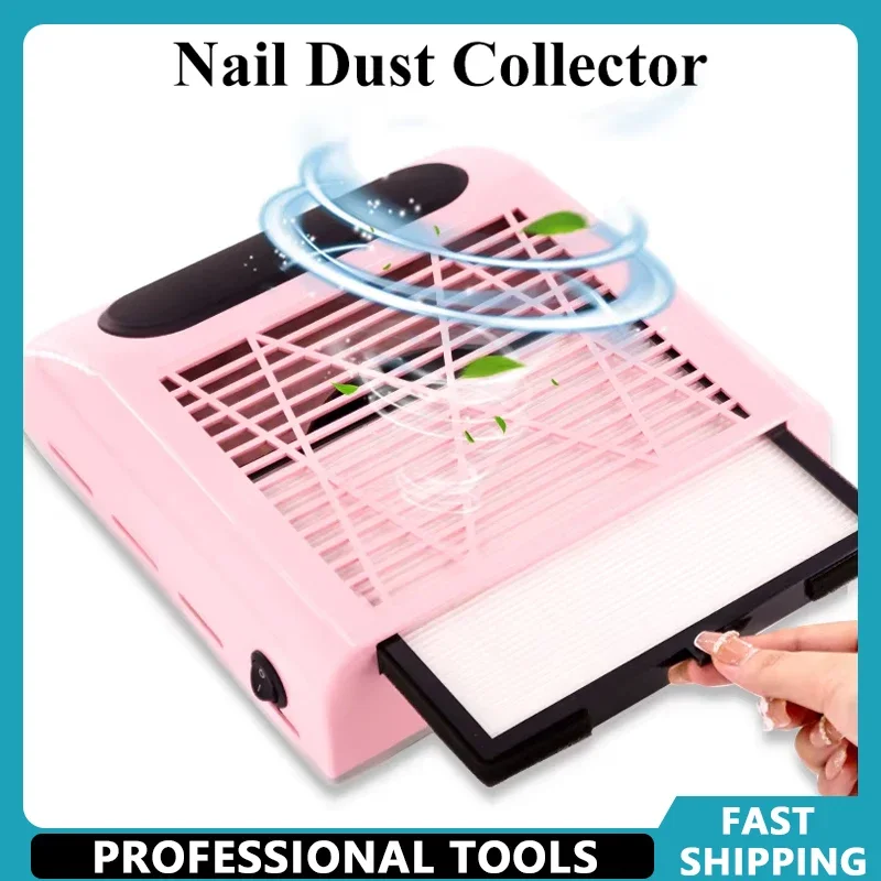 

Nail Dust Collector Manicure Machine Tools Strong Power Nail Vacuum Cleaner With Remove Filter Nail Extractor Fan Nail Art Tool