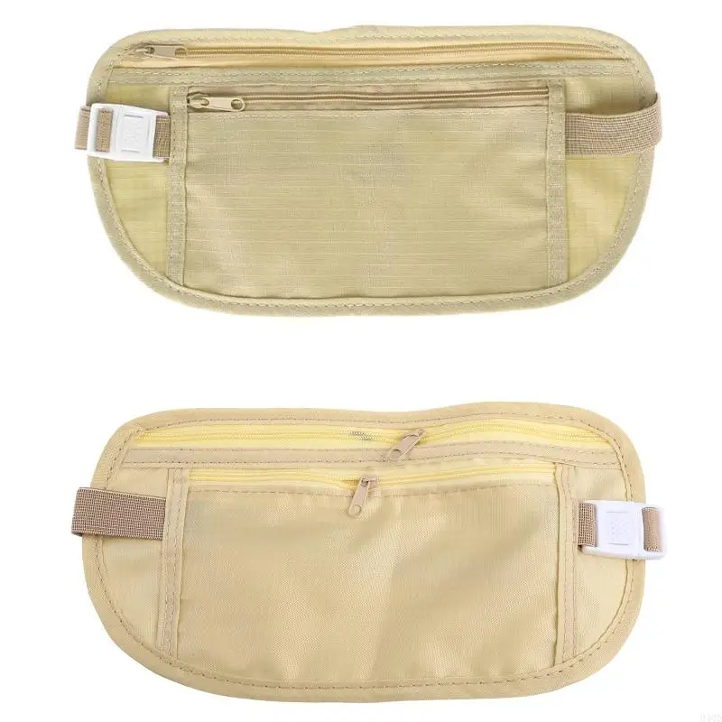 

340D Travel Wallet Money Waist Belt Bag Secret Security