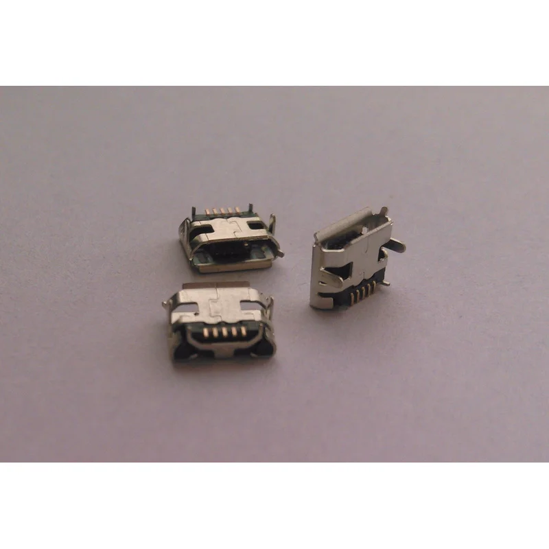 PP+ 6 Pcs USB Micro SMD Connector Socket Right Angle Type B 2.0 SMT