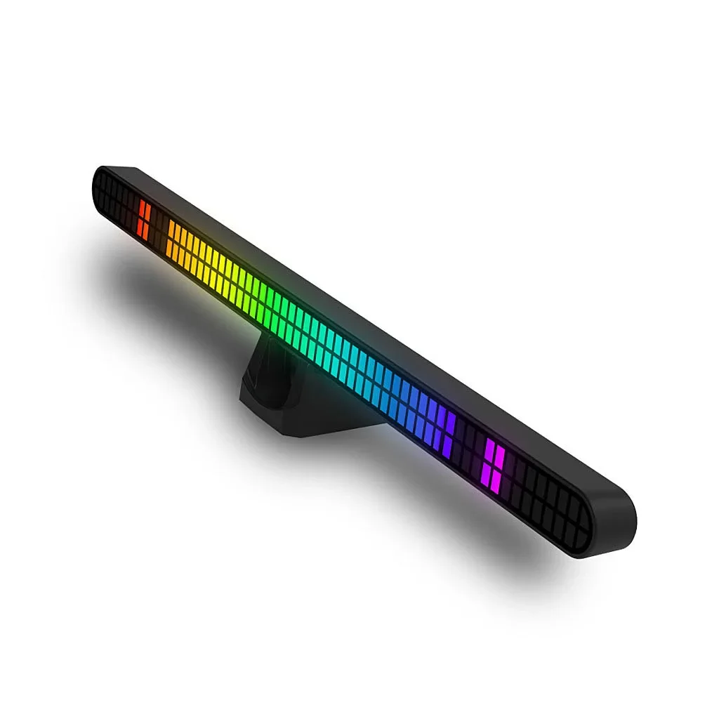 30cm Double-Row RGB Voice-Control LED Bar