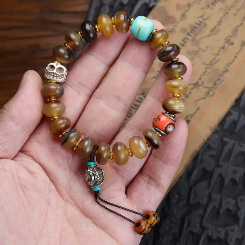 Of Sheep Horn Products, Imitation Nail Tips, Abacus Beads, Turquoise Cow Bone Accessories, And Bracelets