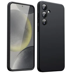 Shockproof Silicone TPU Phone Case For Samsung Galaxy S20 S21 S22 S23 S24 Ultra FE S10 S9 S8 Plus lite 5G Black Soft Back Cover