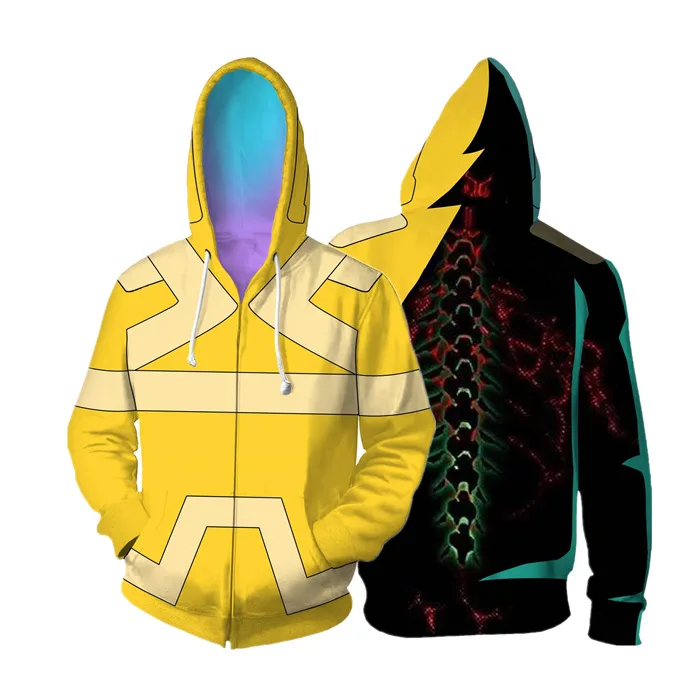 Cyberpunk Game Male Lead David Cosplay Anime Costume Jacket Full Set Student Hoodie Printed Hoodie 3D Printed Jumpsuit