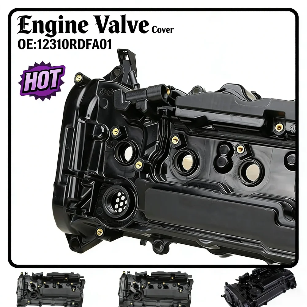 

High Performance Engine Valve Cover with Gaskets Cylinder Head Cover Exact Replacement for Honda Accord 2013-2017 CR-V 2015-2019
