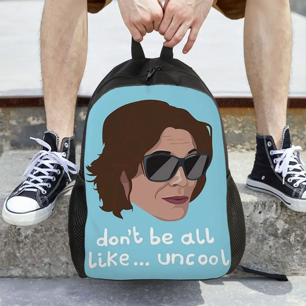 Luann - Real Housewives Rhony Don't Be All Like Uncool Mochila para estudiantes Mochila escolar Mochila de viaje para senderismo Mochila Bolsos de hombro
