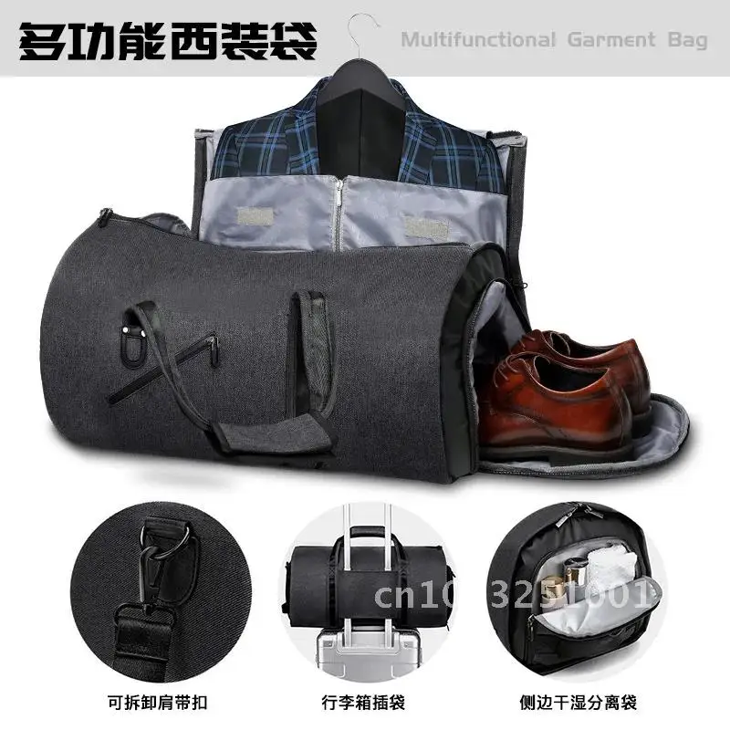 Multifunction Men Suit Storage Travel Duffel Large Capacity Bag Luggage Pocket Handbag Travel Bag Waterproof Shoes Male