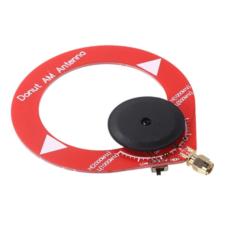 Ăng Ten Bánh Rán MW/SW MW Ăng Ten Sóng Ngắn 4 MHz-24 MHz 500kHz-2000kHz Nhỏ Ăng Ten Bánh Rán Không Gờ cho Ăng Ten Radio