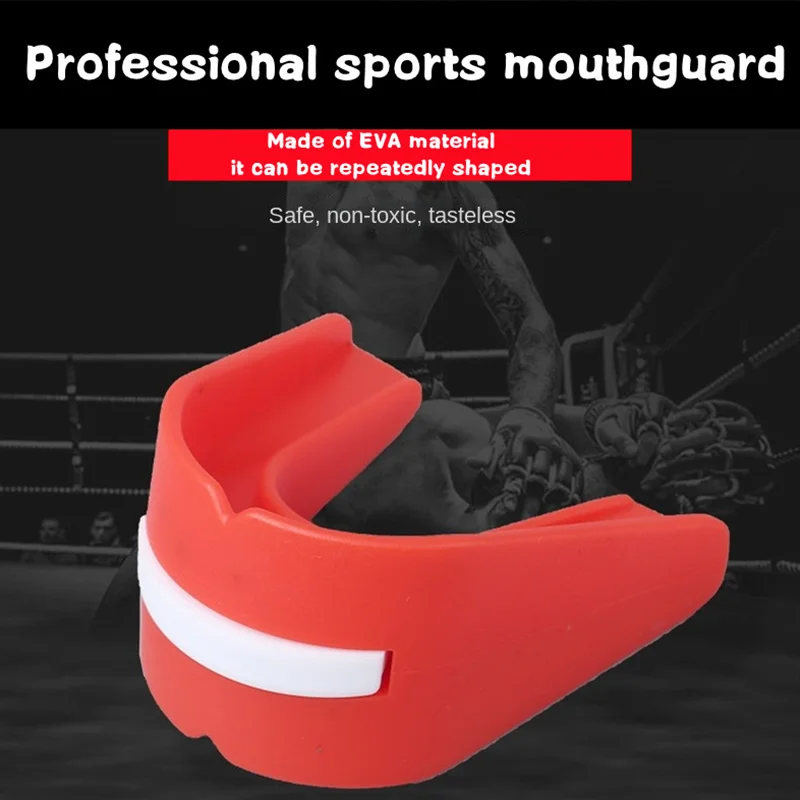 1 Pcs Double-Sided Sport Mouthguard Adults Teeth Mouth Guard for MMA Taekwondo Boxing Football Basketball Hockey Teeth Protector