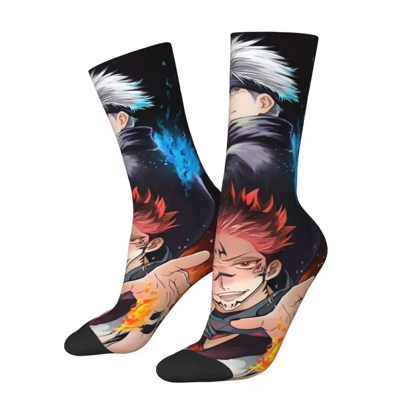 مخصص S-Satorues G-Gojoes اللباس الجوارب الرجال النساء الجوارب طاقم الموضة الدافئة