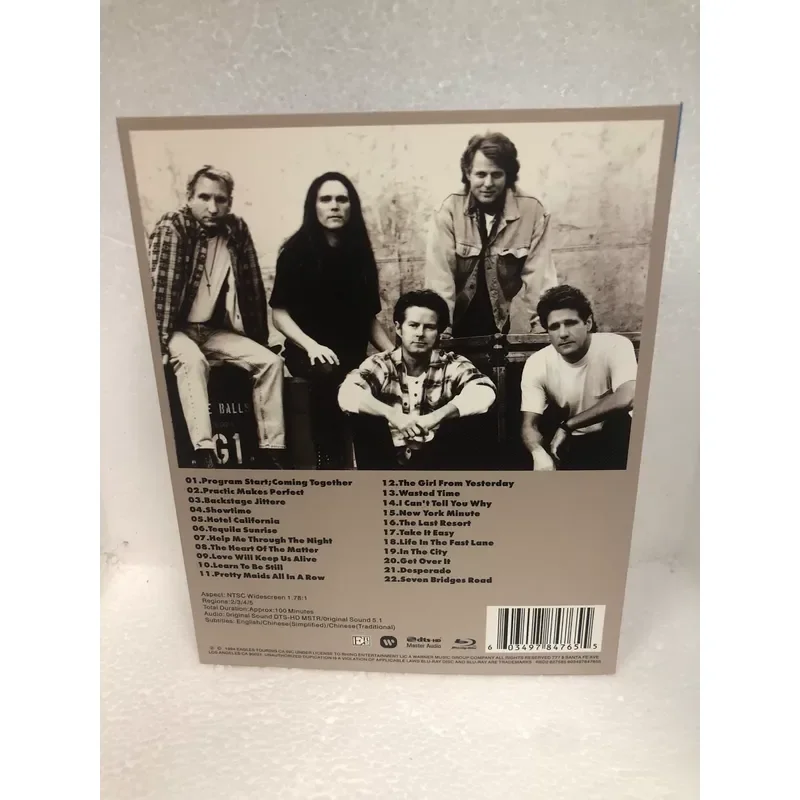 Blu-ray The Eagles Frozen Hell Concert Live Performance High Definition Video Disc