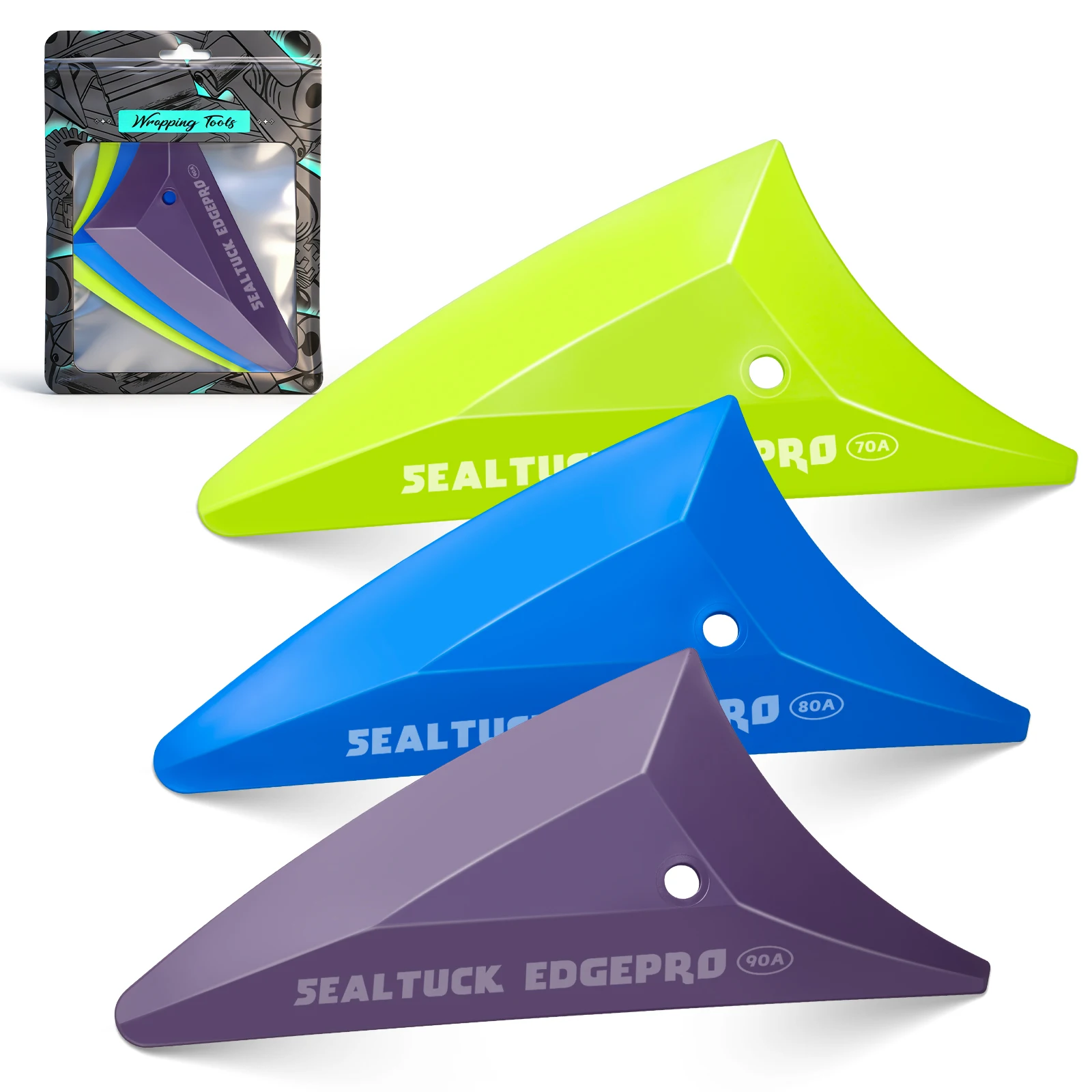 

FOSHIO 3-компонентный набор для тонировки окон: пленка из углеродного волокна, виниловая пленка, ракель для оклейки, инструменты для обработки изогнутых краев автомобиля, угловой скребок-карта