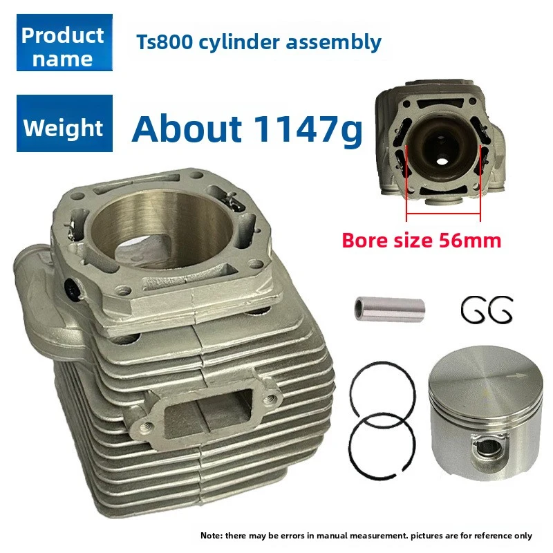 High Performance 56mm Nikasil Cylinder Kit OEM 4224 020 1205 For STIHL TS700 TS800 Cutquik Saw Replace Parts