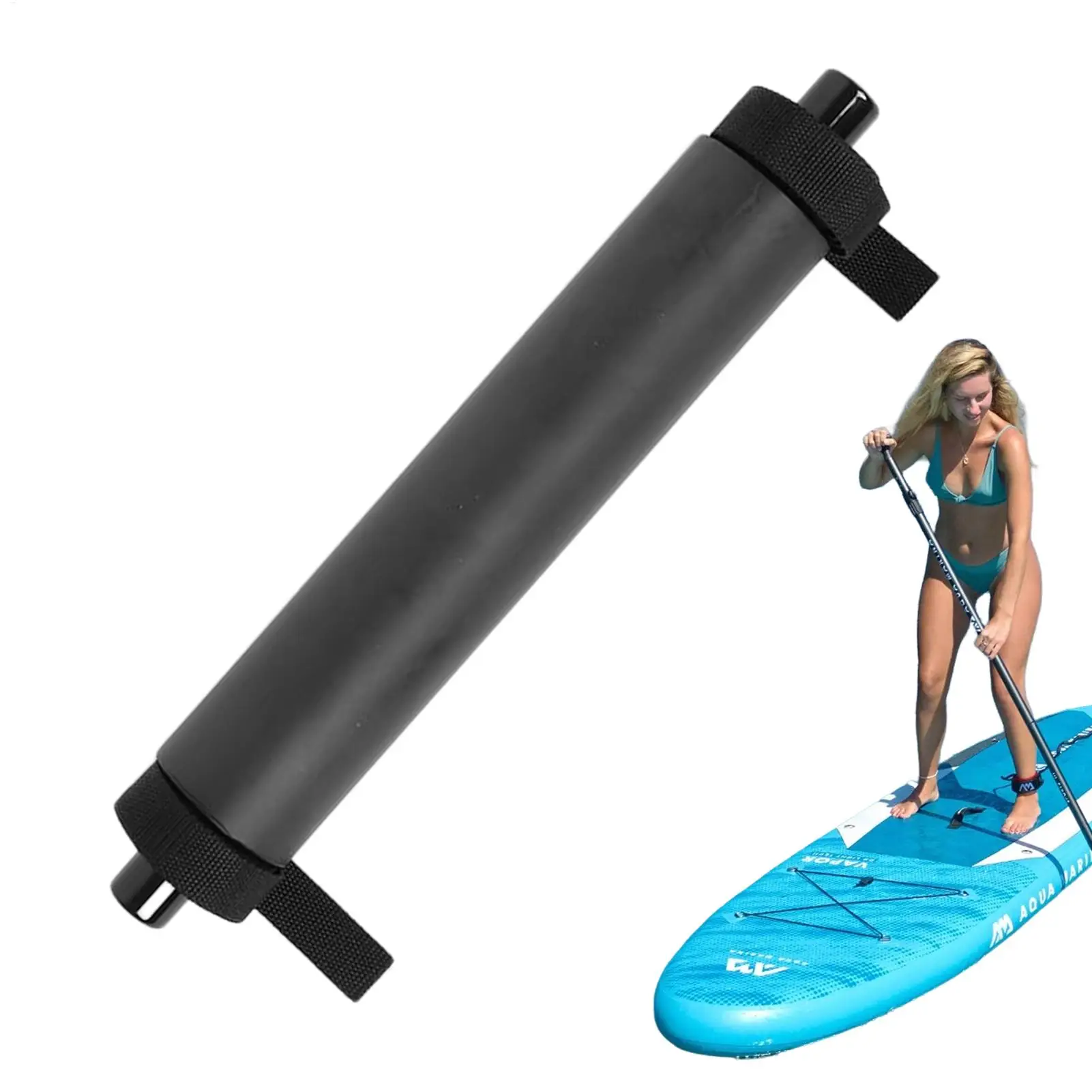 Black Foot Pedal Paddle Inflatable EVA Foot Pedals Function Pedal Fishing Foot Rest Peg Paddleboards Outdoor Kayaking Accessory