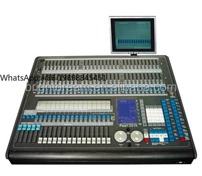 Potężna konsola oświetleniowa DMX 2010 Pearl DJ Controller z wyświetlaczem LCD i walizką transportową