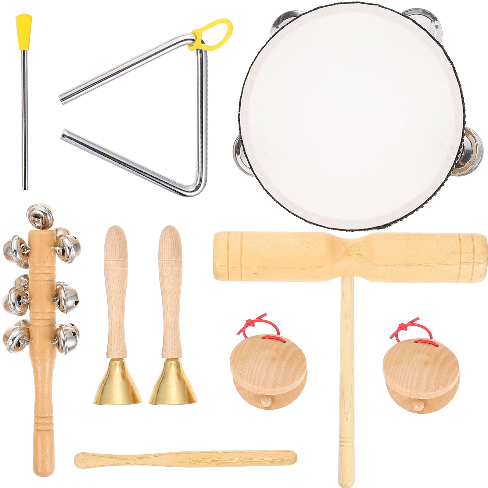 6 szt. Instrumentów muzycznych edukacyjnych dla dzieci, instrumenty perkusyjne, prezent dla maluchów, zabawki dla maluchów, instrument perkusyjny.