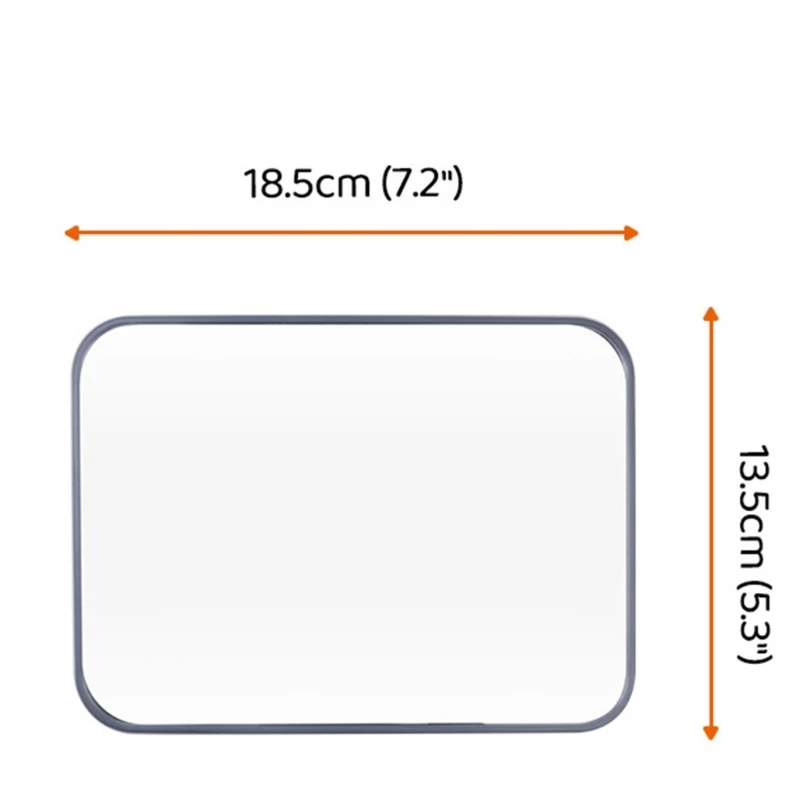 Outil pratique pour bébé sur banquette arrière, outil en verre d'observation pour bébé orienté vers l'arrière