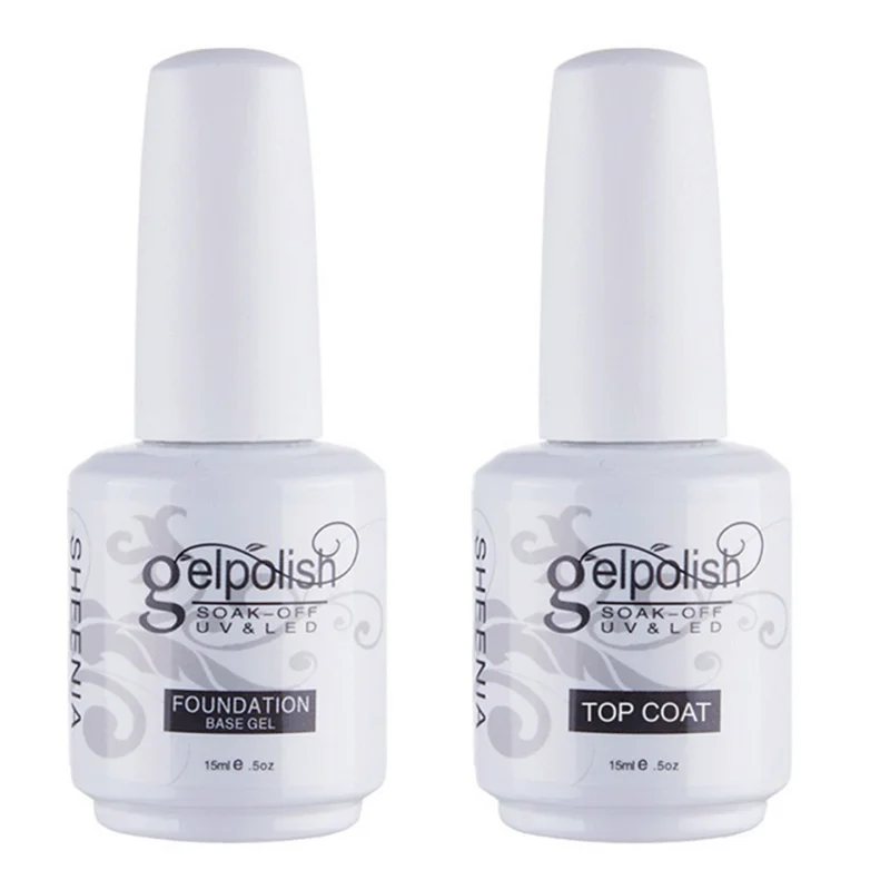 Esmalte de Gel UV para uñas, barniz híbrido de Color brillante, capa superior de imprimación para manicura, 15M