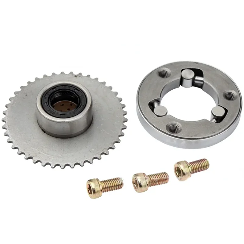 Prominent Motorcycle Starter Clutch Assembly For 50Cc 70Cc 90Cc 110Cc 125Cc ATV Curved Overrunning Clutch With Body Tooth Screw