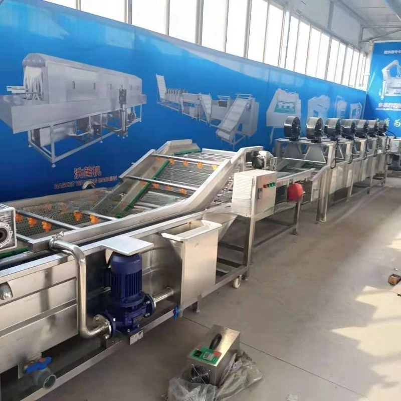 Hawthorn fruit and vegetable bubble cleaning machine, cabbage automatic vegetable washing machine