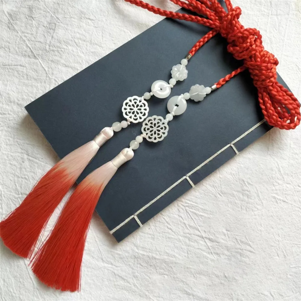Plastic/Resin Hanfu Gown Sash Chinese Style Ancient Peace Buckle Sash Pendant Ethnic Style Palace Sash Tassel Accessories