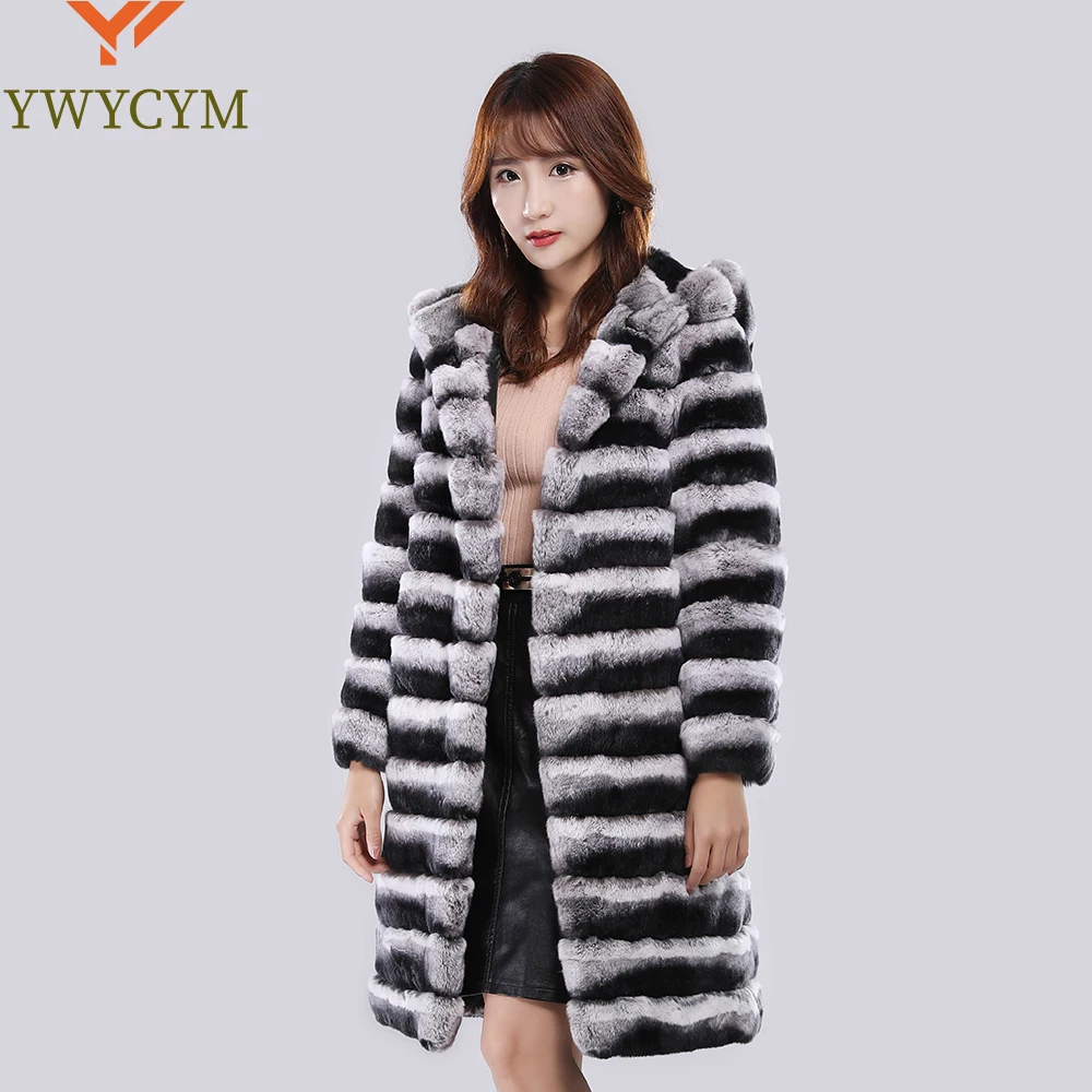 

New Rabbit Fur Coat With Hood Women's Winter Coat 2025 Real Rex Rabbit Fur Coat Women Real Hot Selling Style Women's Clothing